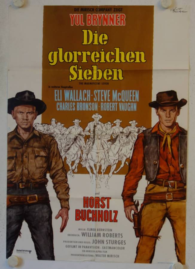 The Magnificent Seven re-release german movie poster